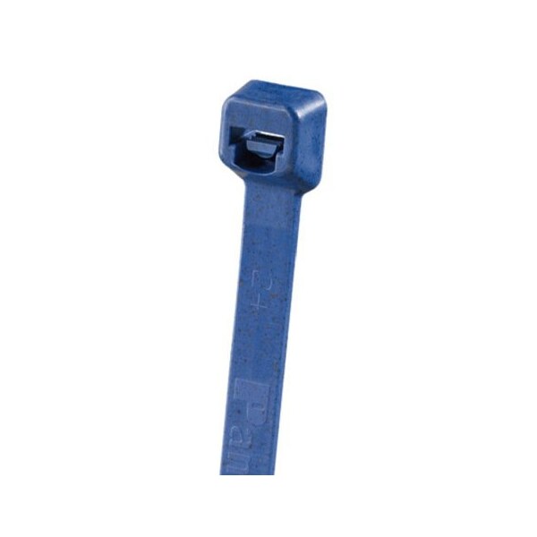 Cable Tie, 14-1/2 in L, 4 in Max Bundle Dia., Blue, Polypropylene, 60 lb Strength, 50 PK